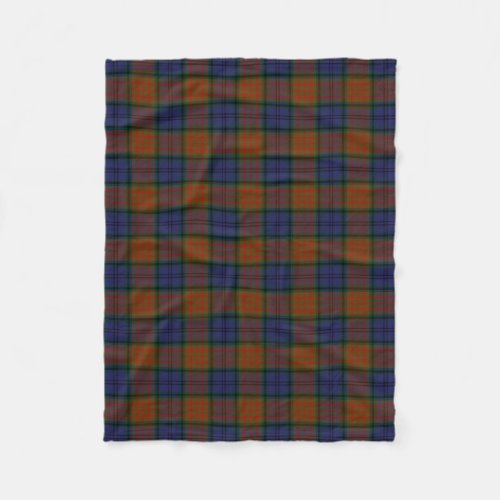 County Longford Irish Tartan Fleece Blanket