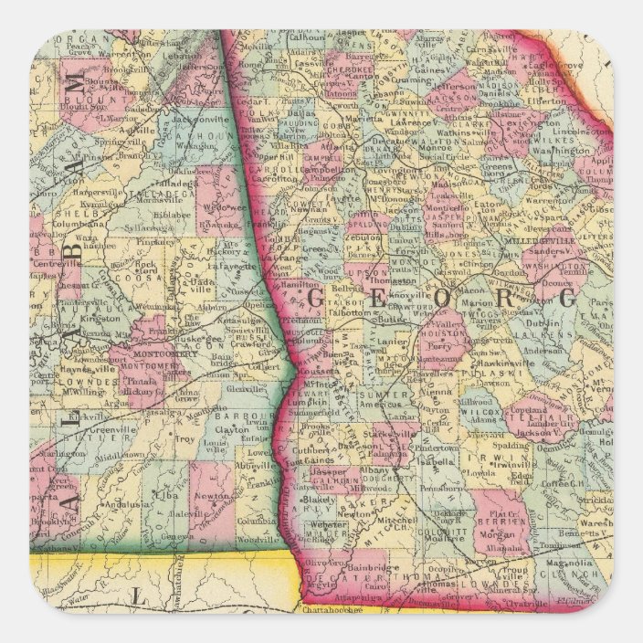 Alabama And Georgia Map - Oconto County Plat Map