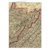 County map West Virginia (Front)