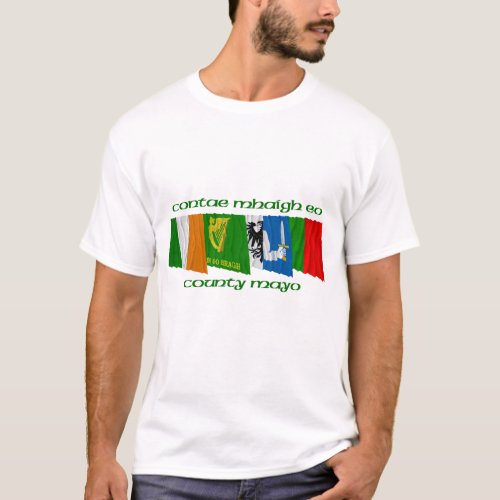 County Mayo Flags T_Shirt