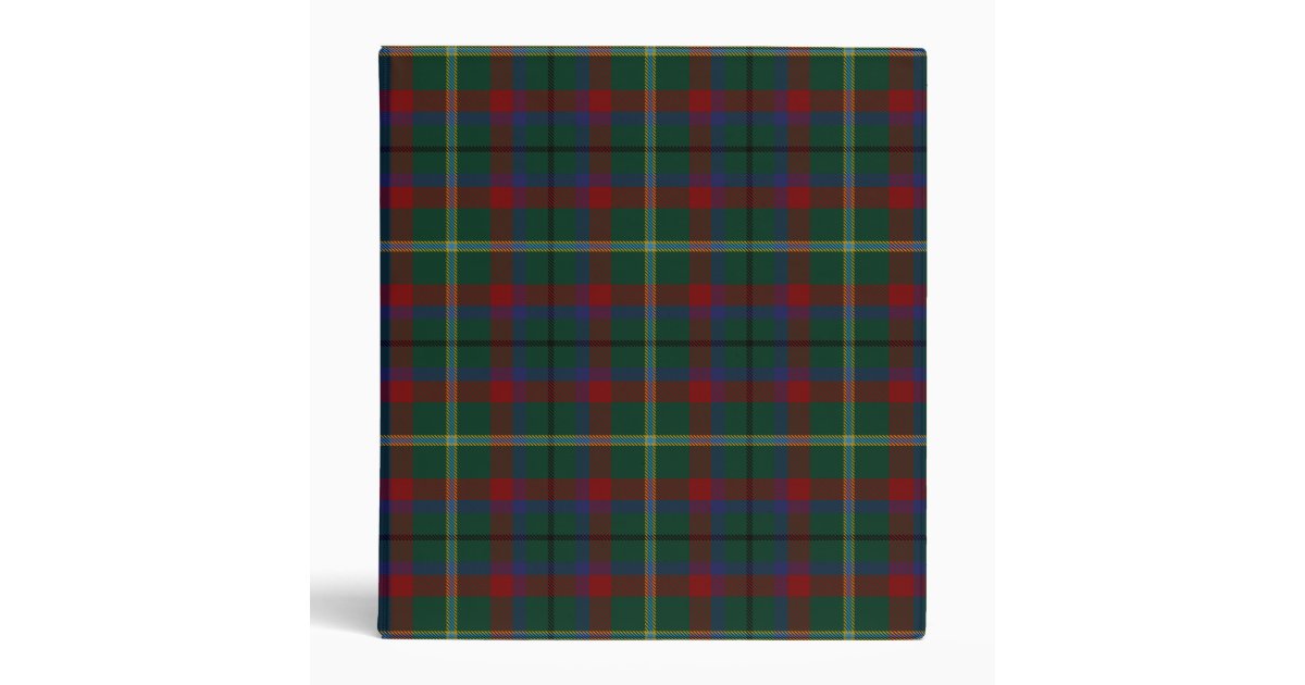 County Mayo Irish Tartan 3 Ring Binder Zazzle