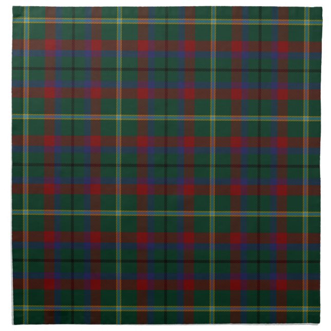 County Mayo Irish Tartan Cloth Napkin (Front)