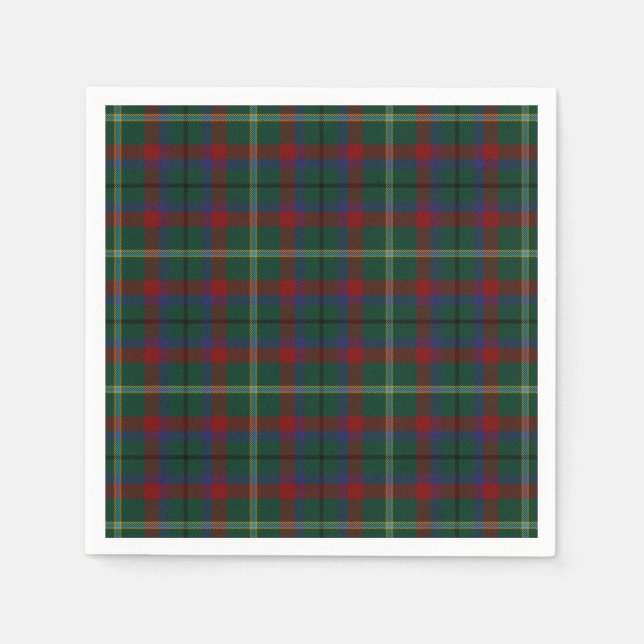 County Mayo Irish Tartan Napkins (Front)
