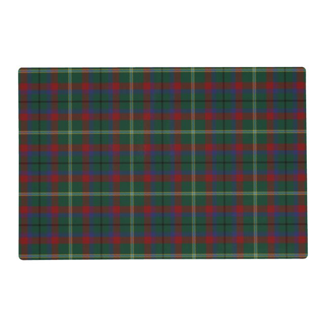 County Mayo Irish Tartan Placemat (Front)