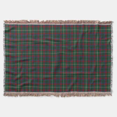 County Mayo Irish Tartan Throw Blanket