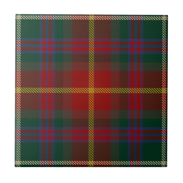 County Meath Irish Tartan Tile (Front)
