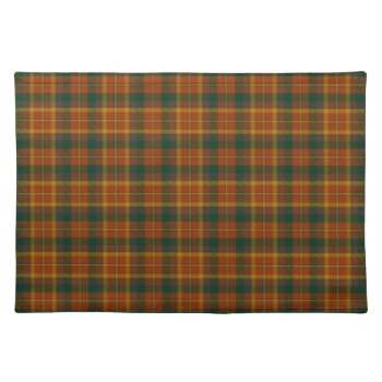 County Monaghan Irish Tartan Placemat by thecelticflame at Zazzle
