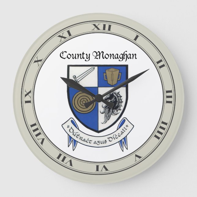 County Monaghan Wall Clock (Front)
