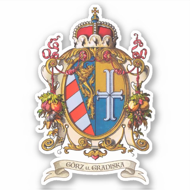 County of Gorizia and Gradisca Sticker (Front)