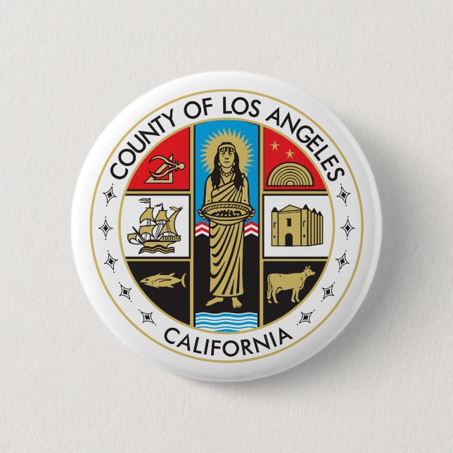 County of Los Angeles Button (Front)
