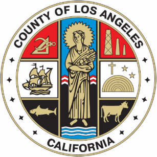 County of Los Angeles seal Statuette