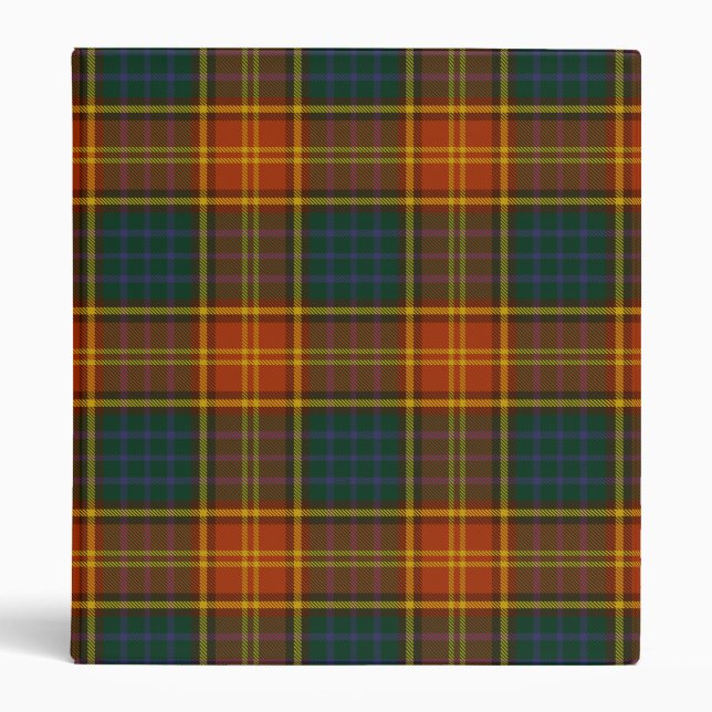 County Roscommon Irish Tartan Binder (Front)