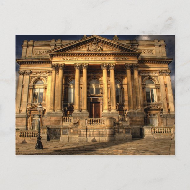 County Sessions House in William Brown Street, Liv Postcard (Front)