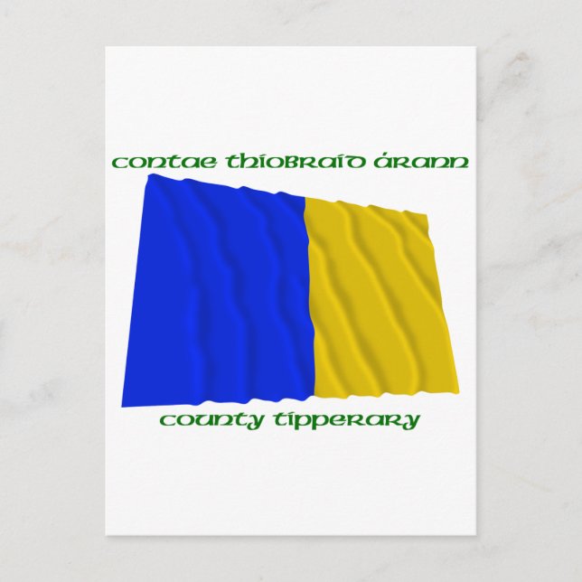 County Tipperary Colours Postcard (Front)