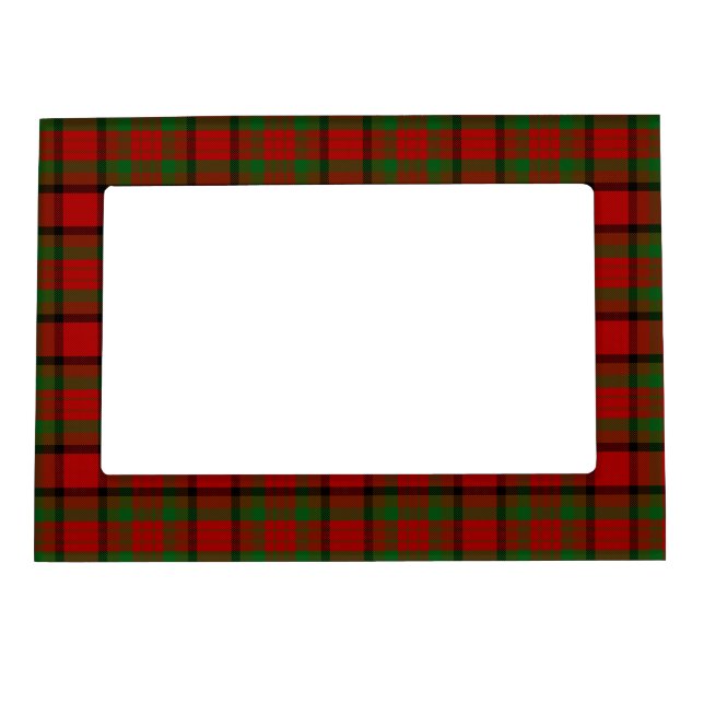 County Tipperary Irish Tartan Magnetic Photo Frame (Front)