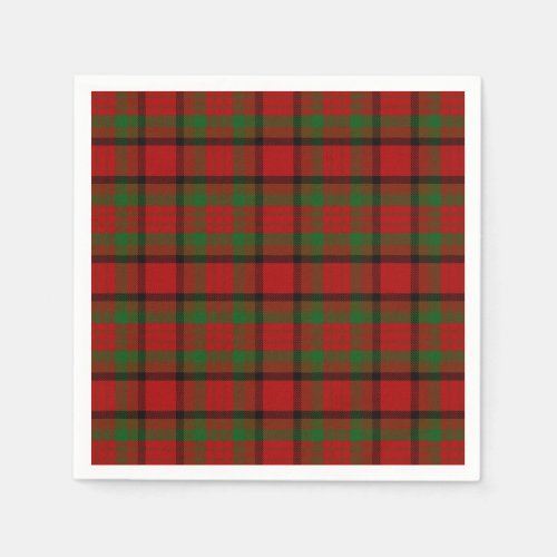 County Tipperary Irish Tartan Paper Napkins