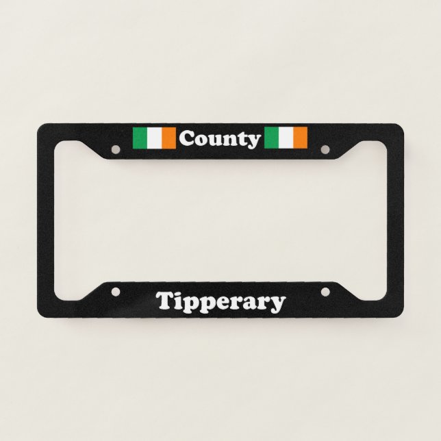 County Tipperary - LPF License Plate Frame (Front)