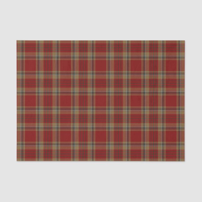 County Tyrone Irish Tartan Tissue Paper (Front)