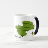 County Waterford Map & Crest Mugs (Front Right)