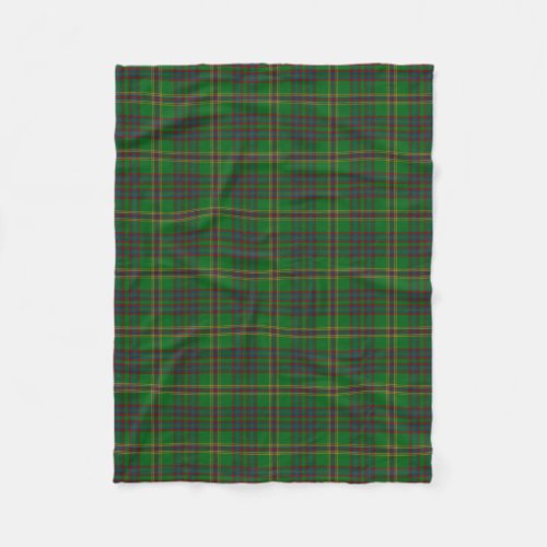 County Westmeath Irish Tartan Fleece Blanket