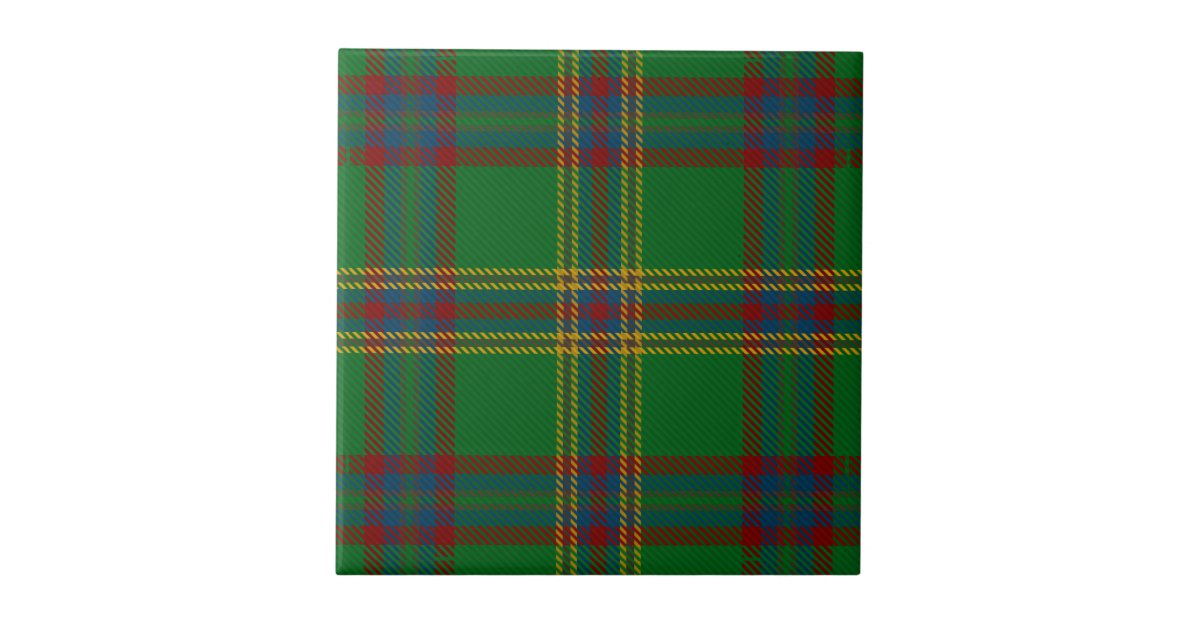 County Westmeath Irish Tartan Tile Zazzle