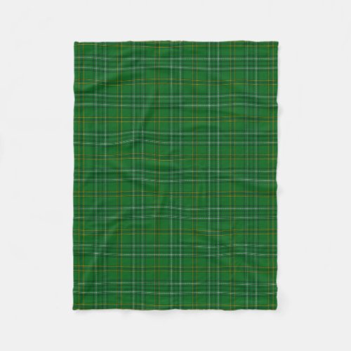 County Wexford Irish Tartan Fleece Blanket