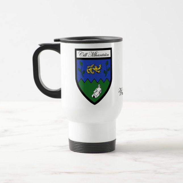 County Wicklow Map & Crest Mugs (Left)