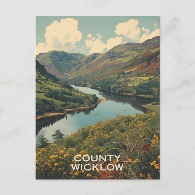 County Wicklow Postcard (Front)