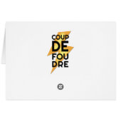 Coup de Foudre - Lightning Strike French (Back Horizontal)