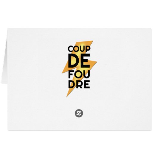 Coup de Foudre - Lightning Strike French (Back Horizontal)