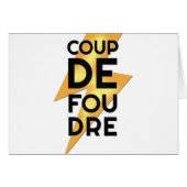 Coup de Foudre - Lightning Strike French (Front Horizontal)