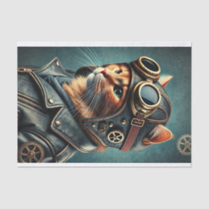 coupage tissue paper, steampunk tissue paper