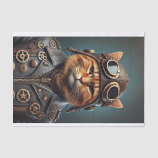 coupage tissue paper, steampunk tissue paper