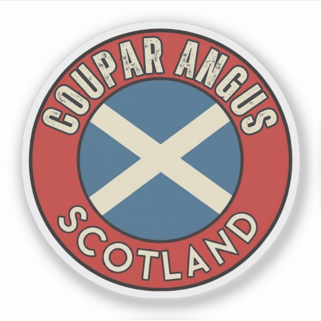 Coupar Angus, Scotland Sticker (Front)