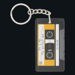 Couple Anniversary 1980's Vintage Cassette Tape Keychain<br><div class="desc">Happy anniversary! Going retro? Celebrate your special day with our cassette tape pillows. 
It's also a memorable gift for your loved one. Give them this gift,  and they will never forget you! Perfect for the nostalgic couple and their late-night karaoke parties.</div>