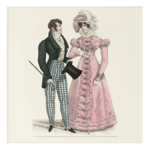 Couple Antique Wedding 1823 Man Woman Fashion Acrylic Print