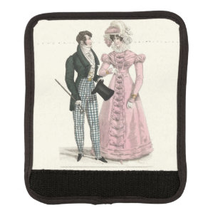 Couple Antique Wedding 1823 Man Woman Fashion Luggage Handle Wrap