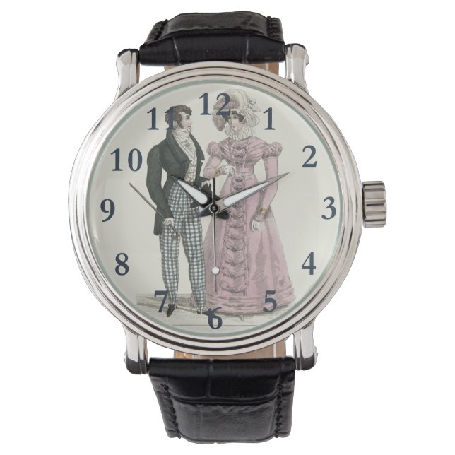 Couple Antique Wedding 1823 Man Woman Fashion Watch (Front)