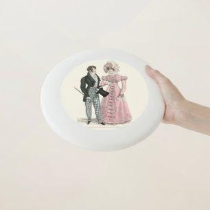 Couple Antique Wedding 1823 Man Woman Fashion Wham-O Frisbee