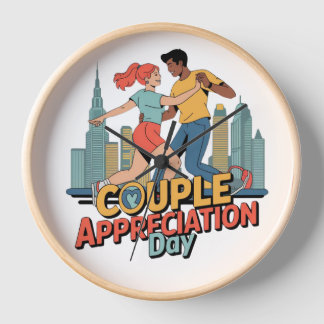 Couple Appreciation Day Clock