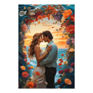 *~* Couple Arch Fantasy Romantic AP51 Ocean Photo Print