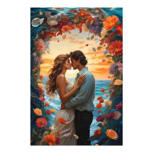  Couple Arch Fantasy Romantic AP51 Ocean Photo Print