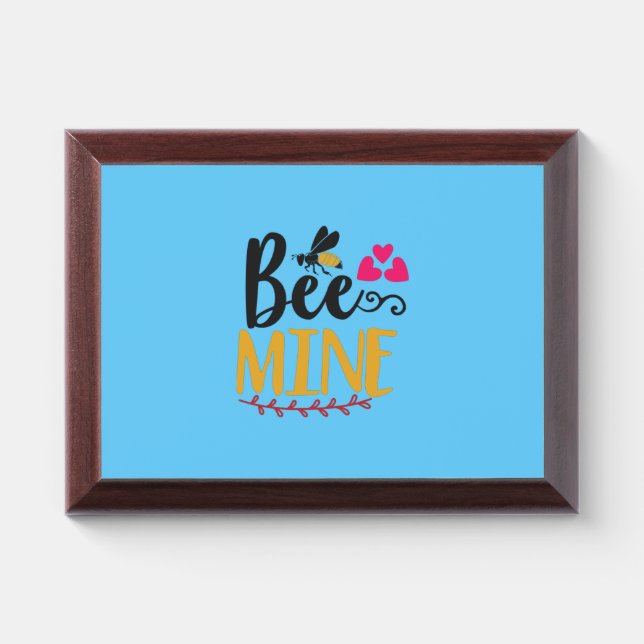 Couple Art Bee Mine Award Plaque (Horizontal)
