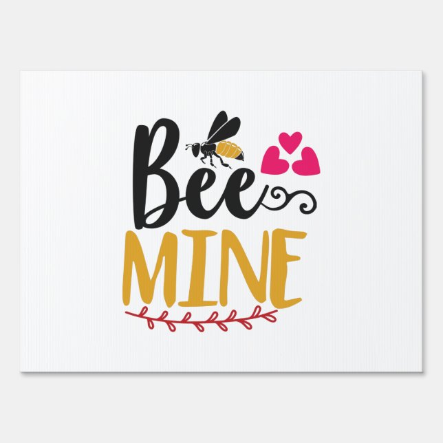 Couple Art Bee Mine Sign (Front)