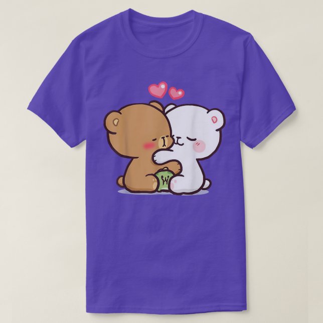 Couple Bears Gift Funny 517  T-Shirt (Design Front)