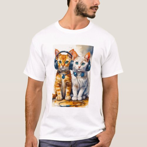 Couple Cat T_Shirt