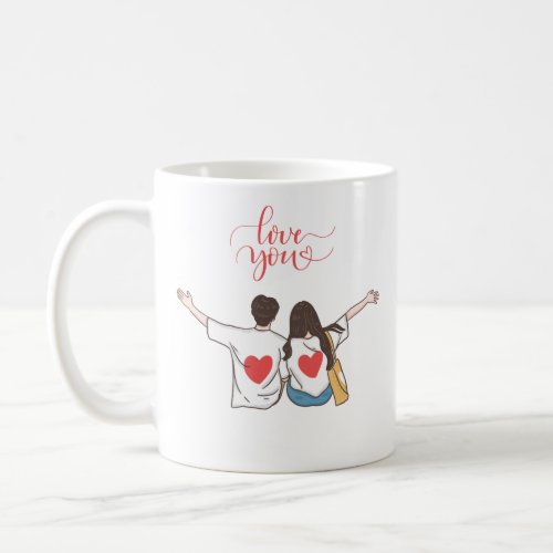 Couple Coffee Mug gift for him or her Couple Cup