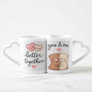 Couple Coffee Mug Set – Better Together & You and 