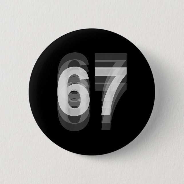 Couple Costume 67 Six Seven Meme Funny _1  Button (Front)