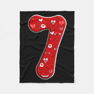 Couple Costume Duo 67 Meme Six Seven Number 7 Vale Fleece Blanket